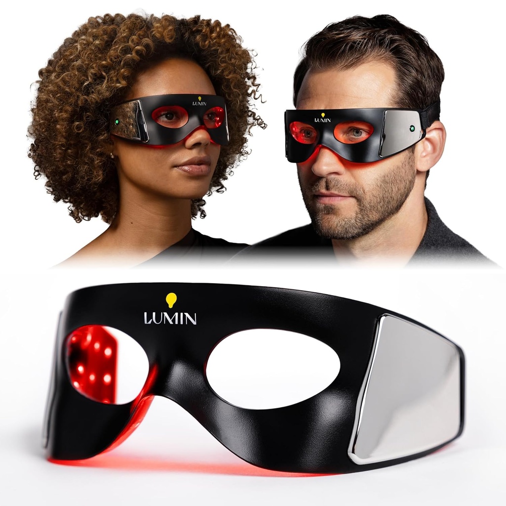 Luminator LED Μάσκα ματιών για άνδρες και γυναίκες Skincare - κατά της γήρανσης, Boost Collagen, Reduce Dark Circles & Wrinkles, Red Light Therapy for Under-Eye treatment & Rejuvation - Μόνο 3 λεπτά την ημέρα