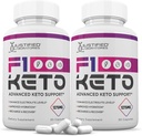 Justified Laboratories (2 Pack F1 Keto Χάπια 1275MG Νέα & βελτιωμένη Φόρμουλα Περιέχει μηλίτη μηλίτη έξτρα παρθένο ελαιόλαδο σκόνη πράσινο φύλλο τσαγιού 120 κάψουλες