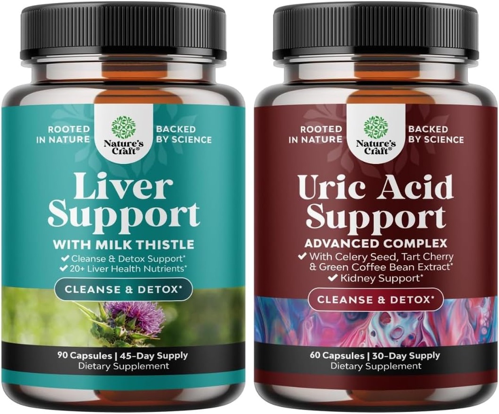 Φάκελος του ήπατος Cleanse Detox & Επισκευή - Silymarin Milk Thittle με Dandelion Root & Artichoke Extract και Πράσινο Coffee Bean Extract για Uric Acid Cleanse & Detox - Turmeric Tart Cherry & Celery Seed