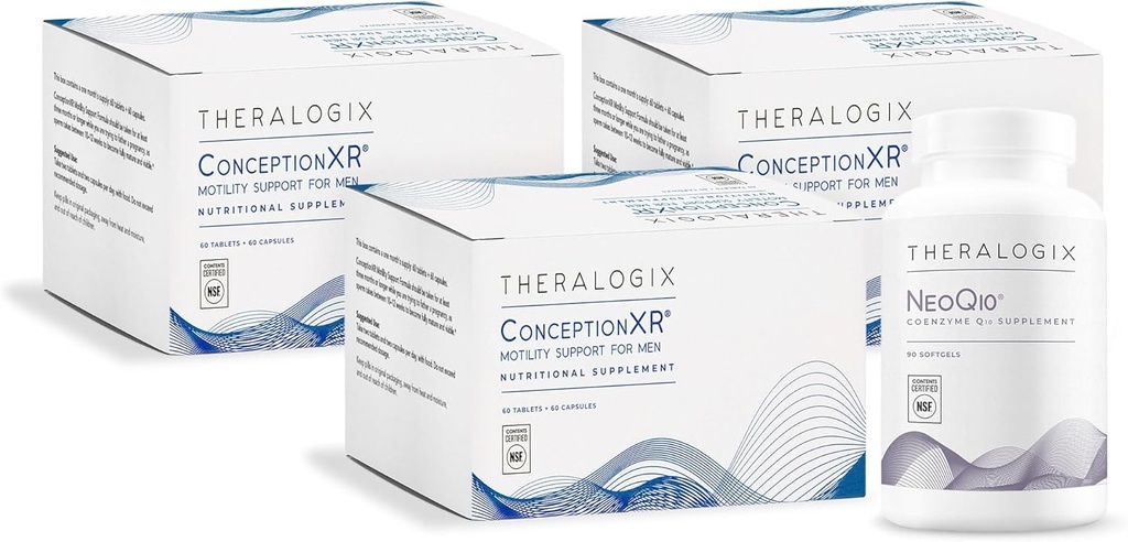 Theralogix ConceptionXR Τύπος υποστήριξης κινητικότητας + NeoQ10 Bundle, 270 Count (πακέτο του 4)
