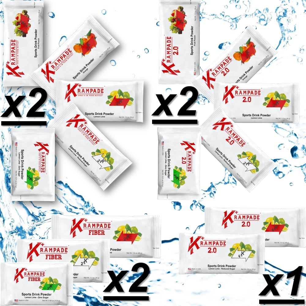 Krampade Electrolytes Powder Potassium Supplement - 2000 mg K+, >2X Περισσότερα από Coconut Water 