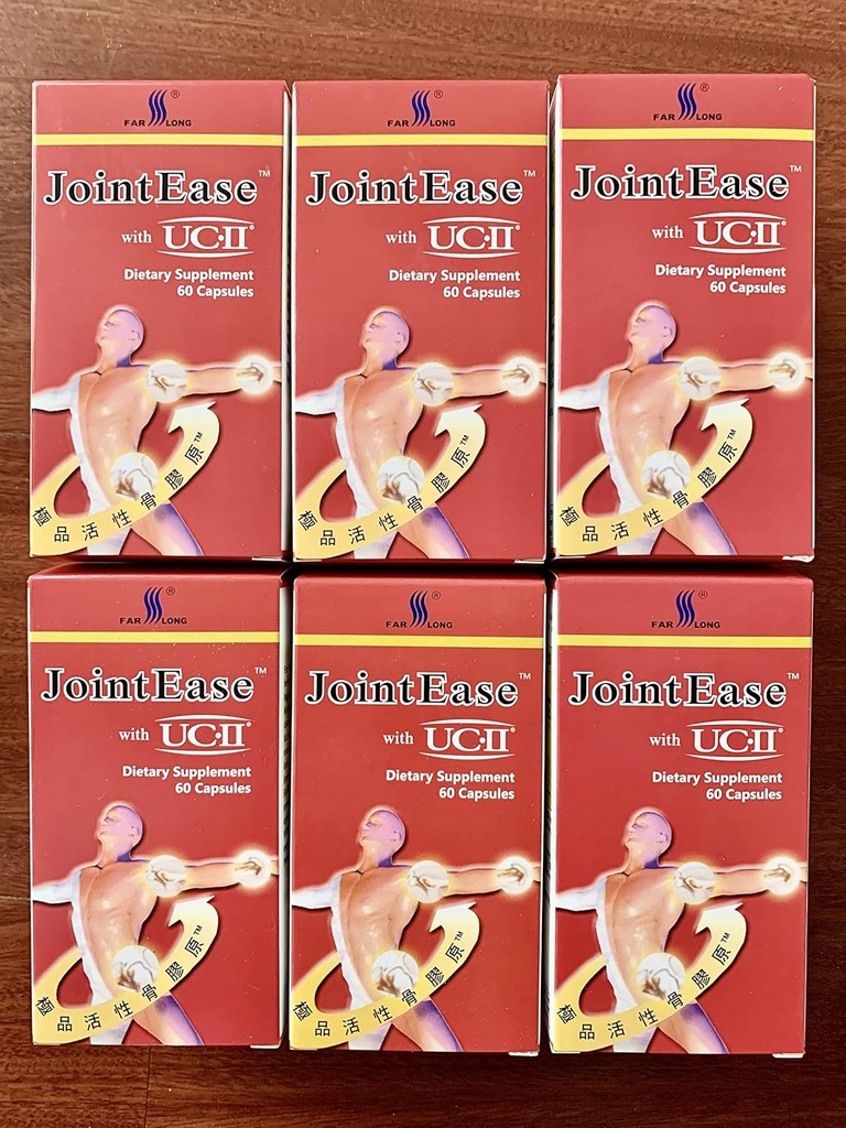 Μη μετουσιωμένο κολλαγόνο τύπου ΙΙ, Υδροχλωρική γλυκοζαμίνη, Θειική χονδροϊτίνη, Κοινό Συμπλήρωμα Διατροφής 6 Συσκευασία