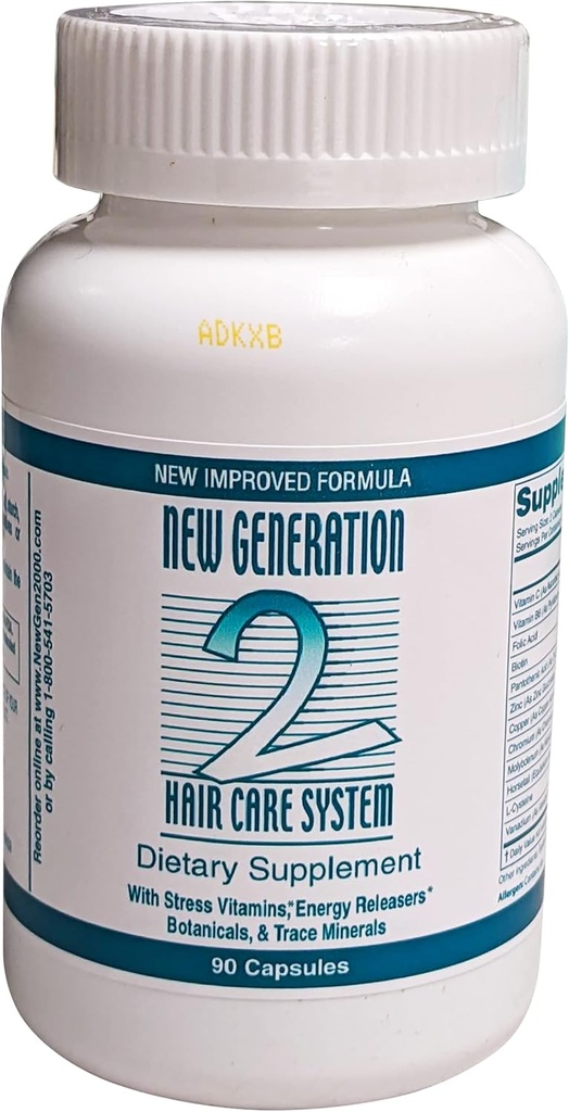 Βοηθά στον έλεγχο της τριχόπτωσης και της κοκκίνισης των μαλλιών 90 Κάψουλα κόμης / Bottle