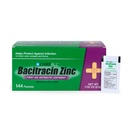 CareAll Bacitracin Αντιβιοτικό Αλοιφή ψευδαργύρου (144 Pack), 0.9gr Foil Packet. Αλοιφή Πρώτων Βοηθειών που Αποτρέπει τις Λοιμώξεις για Μικρές Περικοπές, Σκραπ και Έγκαυμα