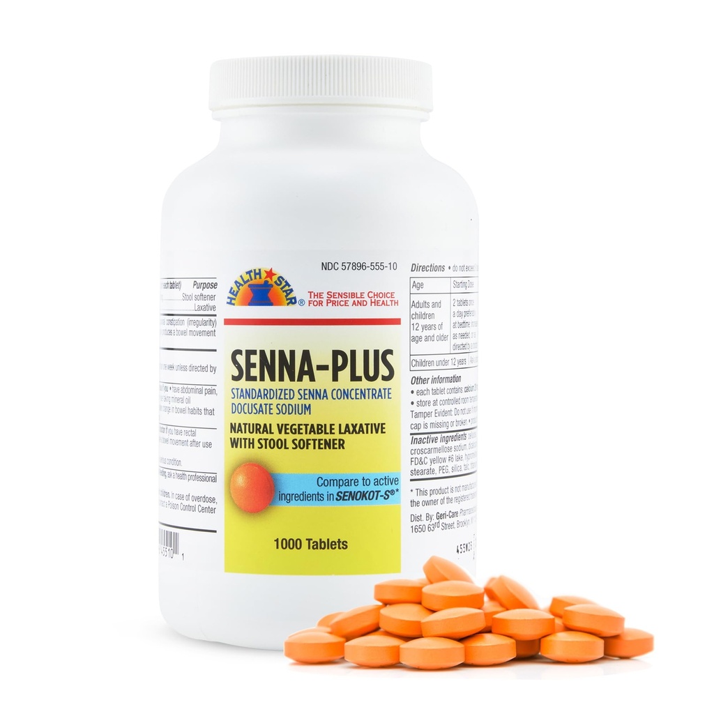 Health Star Senna Plus Laxative & Stool Relief