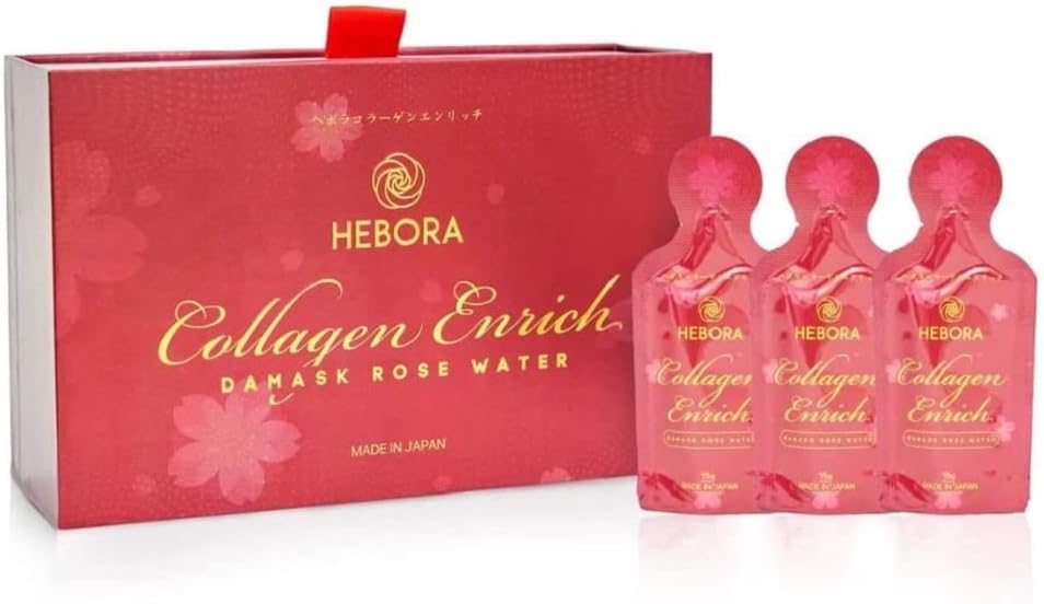 Collagen Enrich Ιαπωνία - 160.000mg Marine Collagen Peptide + 112 Enzym Peptide Vegie + Damask Rose Liquid Drink Βελτιώστε τα νύχια των μαλλιών δέρμα και αρθρώσεις (Box 28 Τσάντες)