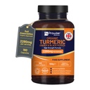 Turmeric 2280mg (Υψηλή Δύναμη) με Μαύρο Πιπέρι & Τζίντζερ - 180 Vegan Turmeric Κάψουλες με Ενεργό Συστατικό Κουρκουμίνη I UK Made by Prowise Healthcare