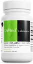 DAVINCI Labs Glucosamine Sulfate - Ένα συμπλήρωμα διατροφής για την υποστήριξη συνδετικών ιστών και κοινών λειτουργιών - Χωρίς γλουτένη - 500 mg - 120 κάψουλες