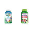 Vitafusion Fiber Well Fit Gummies 90 Count and Max Strength Μελατονίνη Gummies 100 Count