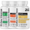 CandEase Matrix Χάπια & Καθαριστής Κολώνων & Πλήρης Detox Matrix Fast Kit Bundle 3pk 