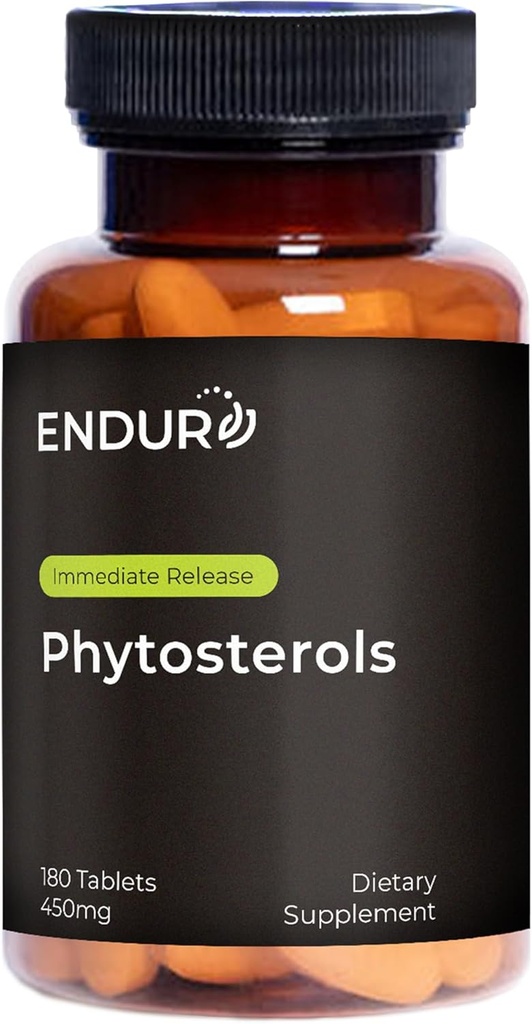 Endur Phytosterols, προάγει την υγεία της καρδιάς και του προστάτη για τους άνδρες, βοηθά μπλοκ χοληστερόλη Απορρόφηση & υποστήριξη Urinary Comfort, 450mg (180 δισκία)