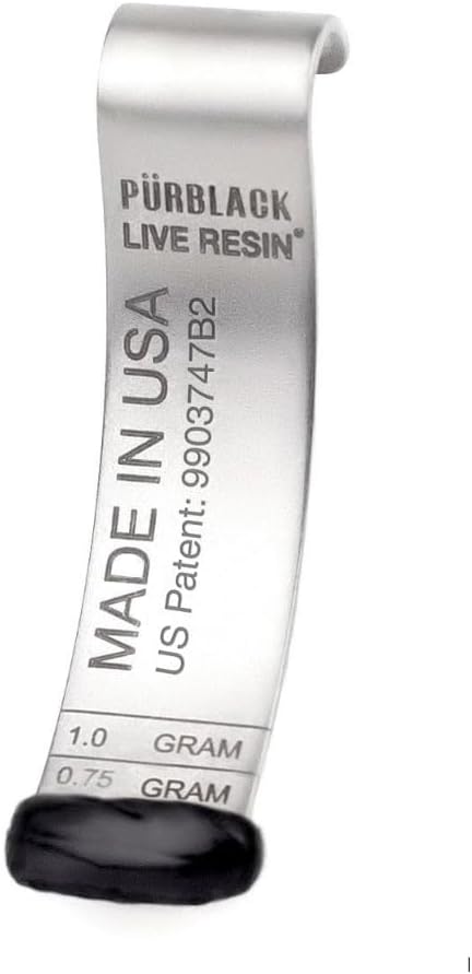 Pürblack® Pürscale για Shilajit - Πατενταρισμένο εργαλείο μέτρησης ρητίνης με Spoon 