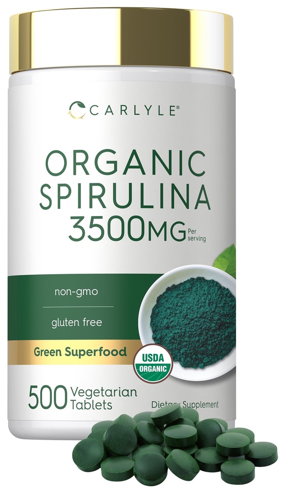 Carlyle Βιολογικά δισκία Spirulina 3500mg 