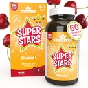 Hemir Natures Βοήθεια Super Stars Βιταμίνη C για παιδιά 4-12 χρόνια, 60 Μασώμενα δισκία