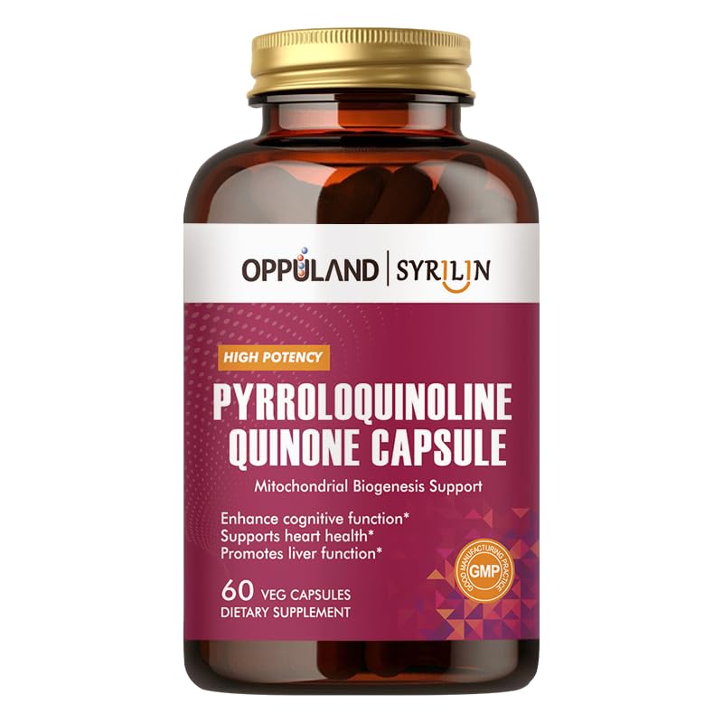 Pyrroloquinoline Quinone-PQQ Συμπλήρωμα 20 mg-Supports Heart Health*-Gluten-free,Non-GMO,Vegetarian-60 Veg Κάψουλες