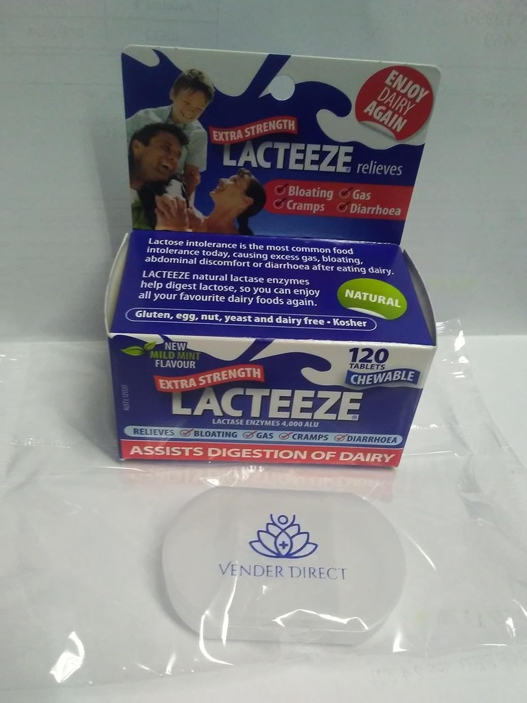 Lacteeze Extra Strength 4000 ALU, με θήκη χαπιών