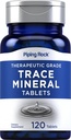 Piping Rock Trace Minerals Supplements | 120 Tablets | Therapeutic Grade | Pills for Men and Women | Non GMO, Gluten Free