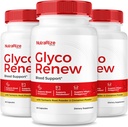 NutraRize (Pack of 3 Glyco Renew Pills, All Natural Blood Support Formula, Maximum Strength Supplement to Reservate Stable Levels, Your Journey towards Health, Official Reviews (180 Κάψουλες)