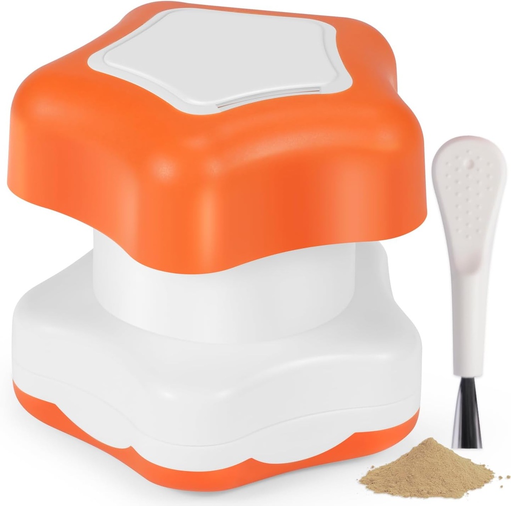 Johnbee Pill Crusher, Pill Grinder Fine Powder Εξαιρετικά Πρόστιμο. Διαμέρισμα αποθήκευσης. Συνθλιπτικά χάπια για ηλικιωμένους, οικογένεια και κατοικίδια ζώα. Silicone Edges. Αλείψτε πολλαπλά χάπια σε μια φορά - πινέλο καθαρισμού (πορτοκαλί)