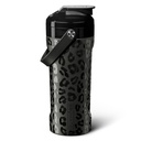 BrüMate MultiShaker Blender Shaker Bottle | 100% Leakproof Insulated Stainless Steel | Pre Workout and Protein Shaker Bottle for the Gym | 26oz (Onyx Leopard)