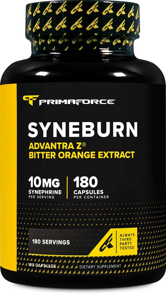 PrimaForce Syneburn Supplement, 180 Capsules – Synephrine from ADVANTRA Z