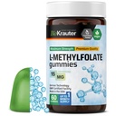 BIO KRAUTER L Gummys Methylfolate - 25 mg DFE - 60 Vegan Chews - MTHF συμπλήρωμα - Folate συμπλήρωμα - Folic Acid Gummies (Vitamin B9) - Gelatine-Free Formula