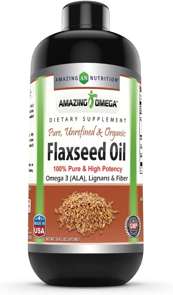 Amazing Omega Flaxseed Oil Συμπλήρωμα 