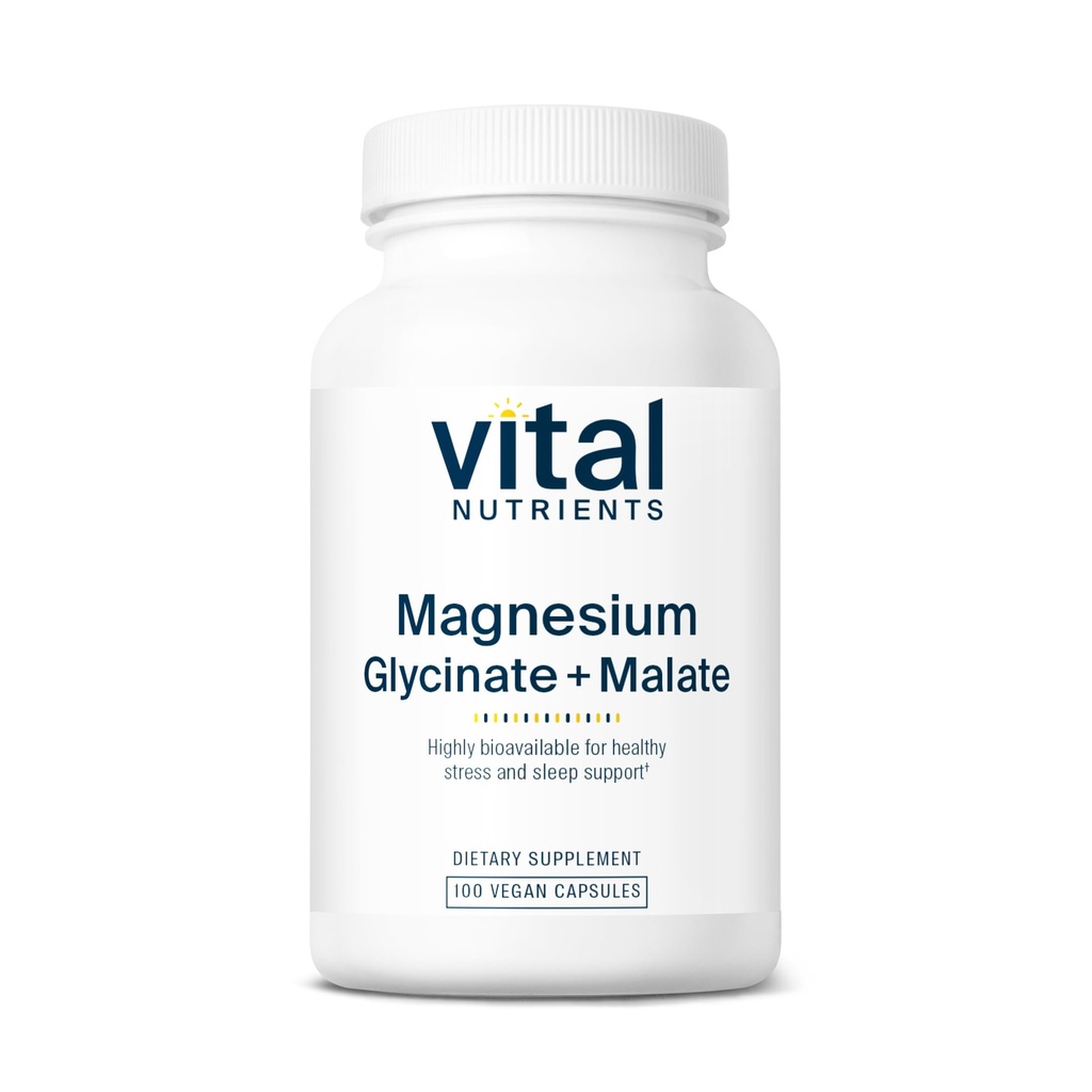 Vital Nutrients Magnesium Glycinate + Malate 