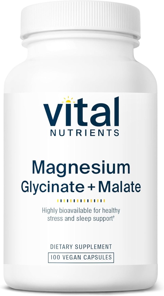 Vital Nutrients Magnesium Glycinate + Malate 