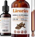 FabLab Licorice Root Extract - Βοτανική Ανοσολογική Υποστήριξη - Glycyrrhiza Glabra συμπλήρωμα για Digestion Restore αναπνευστική υγεία Κόπωση - Non-GMO (Licorice 2 Fl Oz)