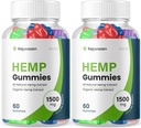 (2 Πακέτο) Rejuvazen Gummies - Επίσημη Φόρμουλα - Rejuvazen Hemp Gummies Τύπος ζάχαρης πίεσης αίματος 300mg, Rejuvazen Gummies Υψηλής ισχύος Μείγμα Gummies Μεγάλου μεγέθους 25mg ανά Gummy 1500mg (120 Gummies)