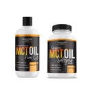 Καψάκια MCT Oil και καθαρό C8 MCT Oil Bundle.
