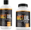 Καψάκια MCT Oil και καθαρό C8 MCT Oil Bundle.