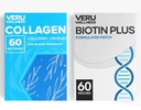 Veru Wellness Biotin & Collagen Patch Duo, 120 Count | Easy To Apply