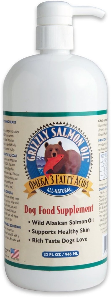 Λάδι σολομού Grizzly 32oz