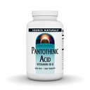 Source Naturals Pantothenic Acid 500 mg Βιταμίνη Β-5 Συμπλήρωμα διατροφής - 200 δισκία