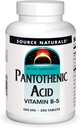 Source Naturals Pantothenic Acid 500 mg Βιταμίνη Β-5 Συμπλήρωμα διατροφής - 200 δισκία