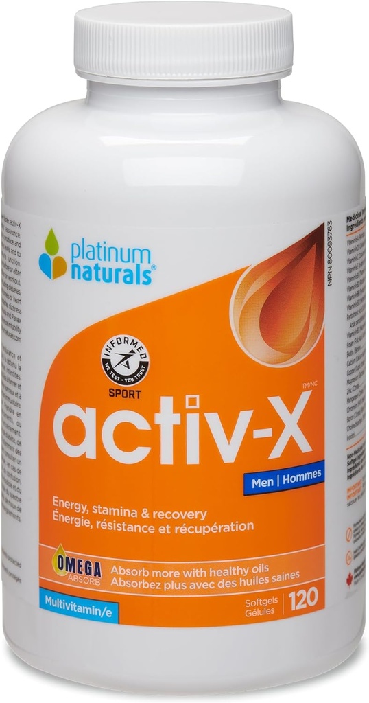 Platinum – Active-X Multi για άνδρες 120 Softgels