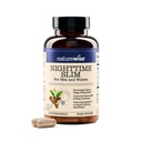 Naturewise Nighttime Fitness Support Supplement & Natural Sleep Aid with Cayenne Extract, Green Coffee Bean, GABA, L-Theanine - Χορτοφαγική, Μη ΓΤΟ - 60 Κάψουλες[1-Month Supply]