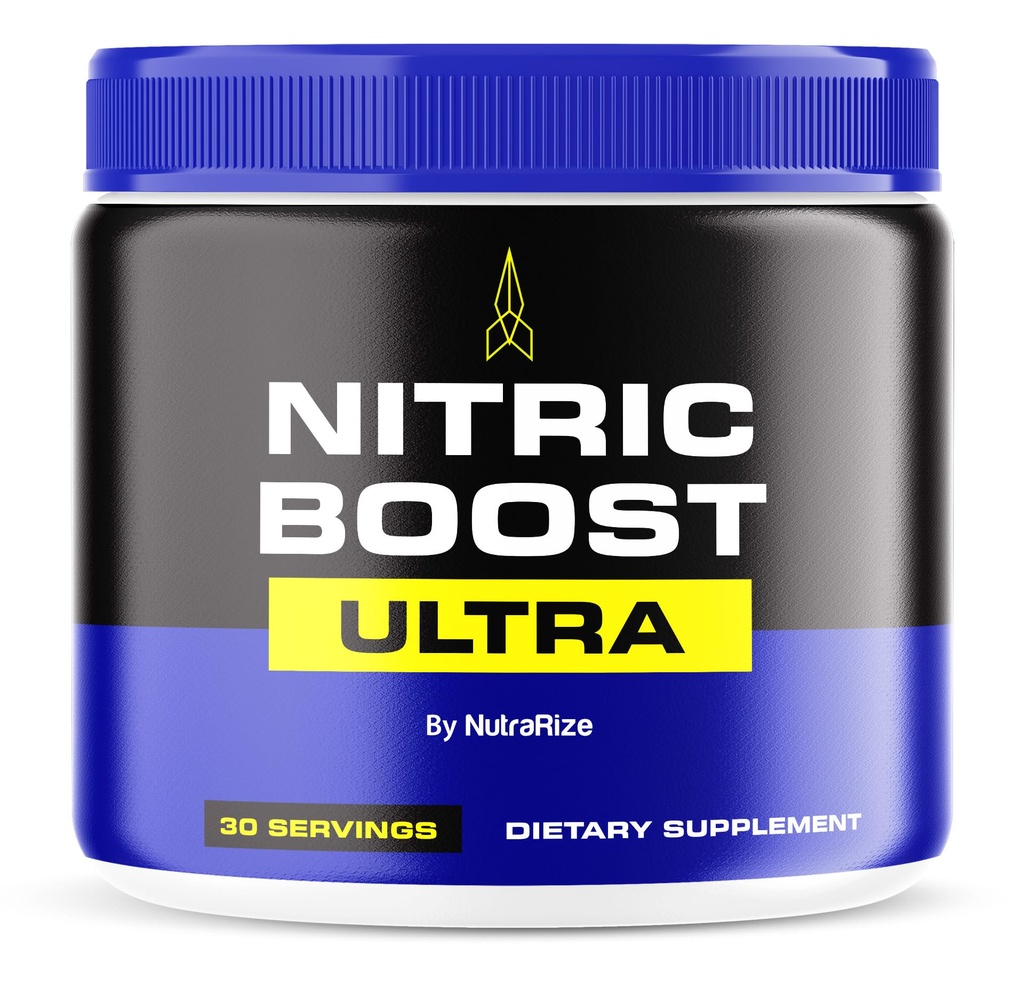 NutraRize Nitric Boost Ultra – Premium Daily Powder Blend in a Jar, Crafted to Help Maintain Energy, Support Natural Circulation, and Keep You Going, Official Reviews (30 Servings)