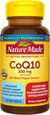 Nature Made CoQ10 200mg per Serving with Black Pepper Extract for Enhanced Nutrient Absorvation, Heart Health Support, 60 Softgels, 30 Day Supply