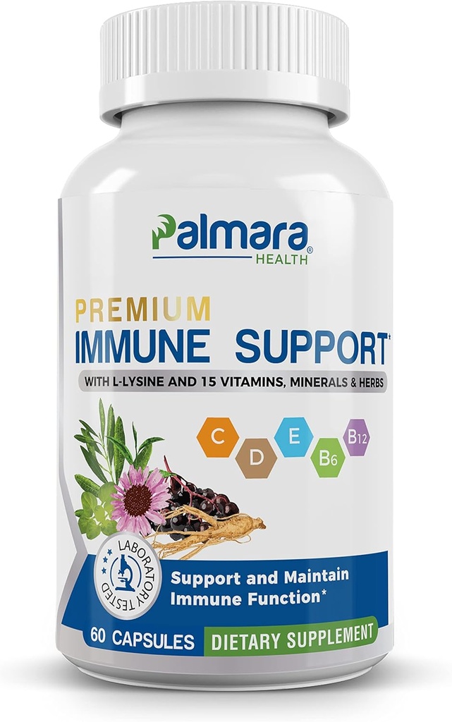 Palmara Health Premium Immune Support, 60 Capsules