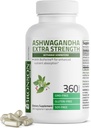 Bronson Ashwagandha Extra Strength Stress & Mood Support with BioPerine - Μη ΓΤΟ Formula, 360 Χορτοφαγικές Κάψουλες