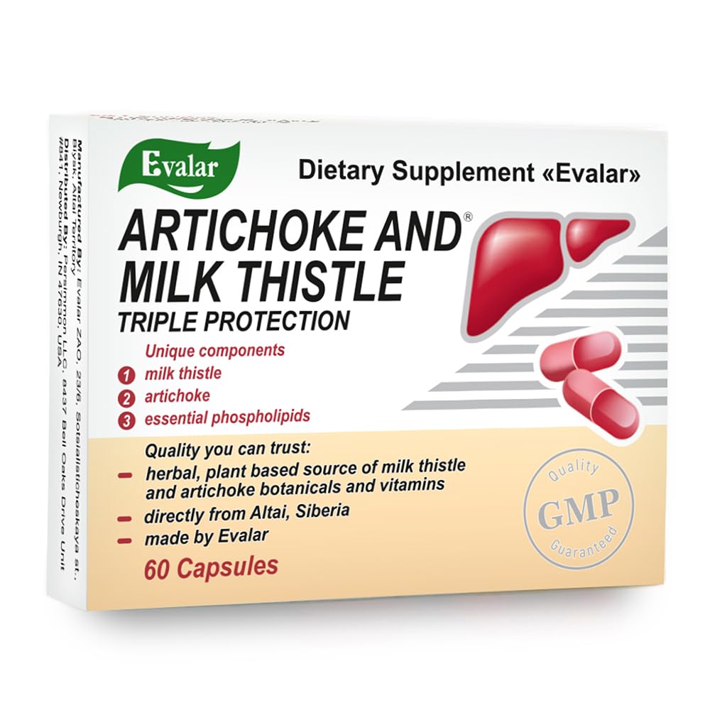 Milk Thistle Artichoke Herbs Siberian 60 Tabs