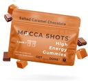 SGC Υψηλότερη συγκέντρωση 100mg καφεΐνη ανά Gummy, 2 Gummies ανά συσκευασία, 6-Pack Mocca Shots Αλατισμένο Caramel Plant-Βασίζεται σε nootropic άμεση ενέργεια με Ginkgo biloba, Theobromine.