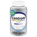 Centrum Silver Men's 50+ Πολυβιταμίνη με βιταμίνη D3, B- Βιταμίνες, Ψευδάργυρος για Μνήμη και Γνωστικότητα - 200 δισκία