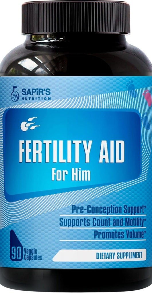 Semen Volume Booster & Ανδρικό συμπλήρωμα γονιμότητας - Pre Conception for Him Sperm Health, Count, Motility & Strength with Maca, L-αργινίνη, ψευδάργυρος, Folate Acid Prenatal Multivitamins - Χάπια στύσης