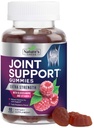 Κοινή υποστήριξη Gummies Επιπλέον δύναμη Glucosamine Gummy συμπλήρωμα με βιταμίνη Ε - Φυσικό Cartilage & κοινή υγεία & ευελιξία Υποστήριξη, καλύτερη υποστήριξη Glucosamine Chew για άνδρες & γυναίκες - 60 Gummies