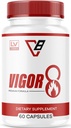 LIVORKA Vigor 8 για άνδρες, Premium Formula, Ανδρικό συμπλήρωμα, 60 κάψουλες για 1 μήνα