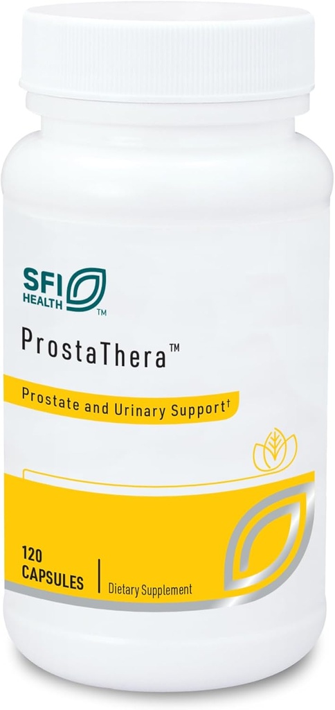 Klaire Labs SFI Health Prostathera - Συμπλήρωμα Prostate για άνδρες με πριόνι Palmetto, Pollen, Nettle, Pygeum & Minerals - Συμπληρώματα χωρίς γλουτένη για την υποστήριξη Prostate & Urinary Health (60 δισκία)